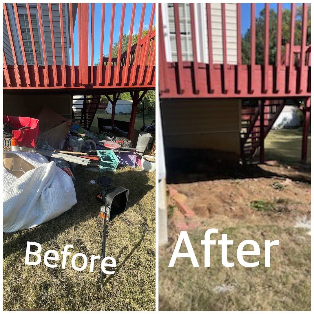 Before & After: Under the Deck, Wakanda Junk Removal