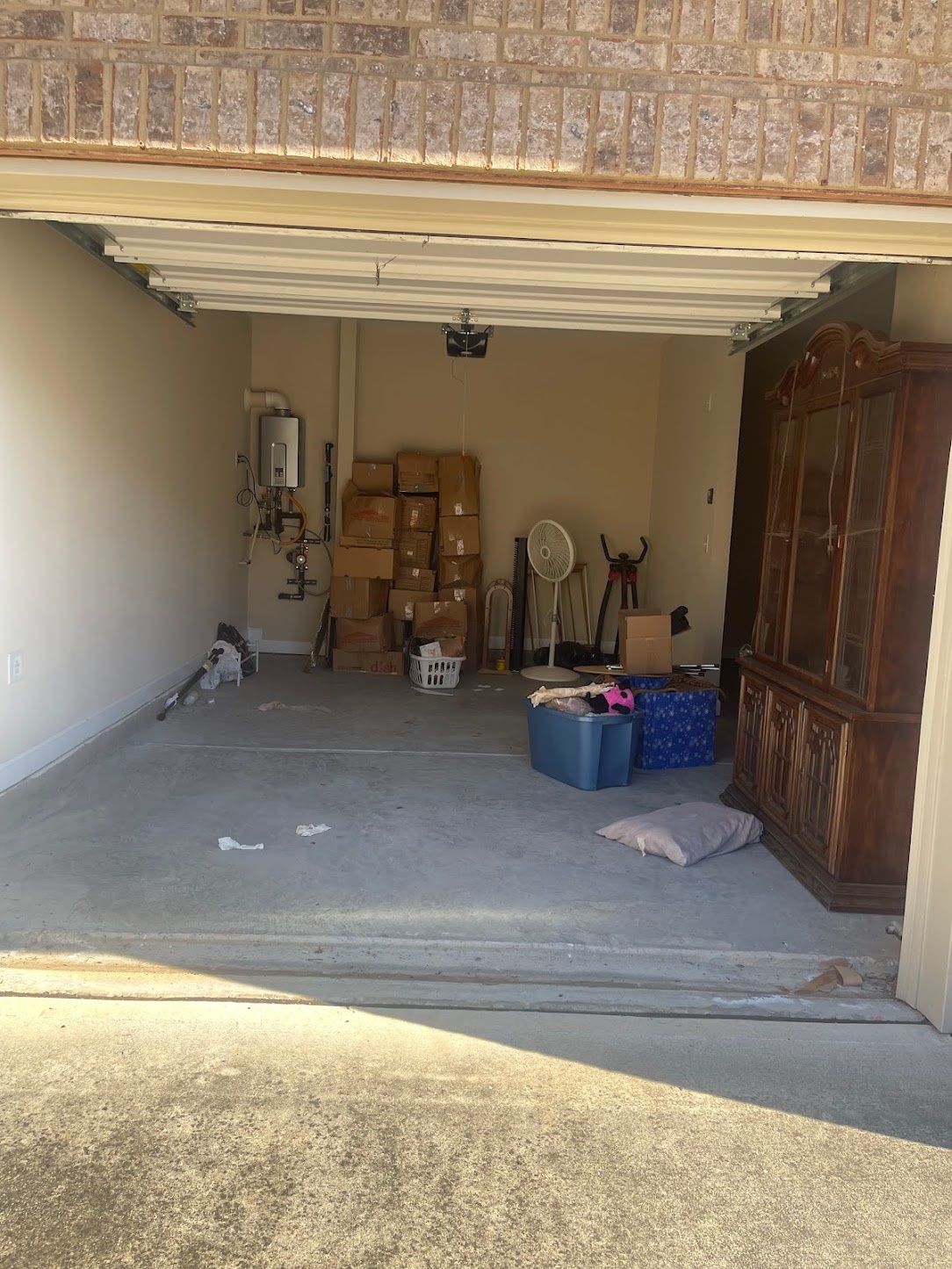 Before: Garage emptied, Wakanda Junk Removal job in metro Atlanta